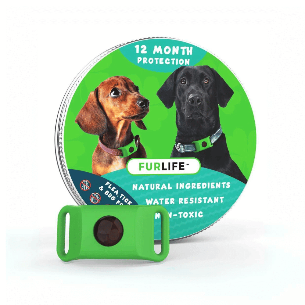 All Natural Flea and Tick Tags for Dogs 12 Months Protection