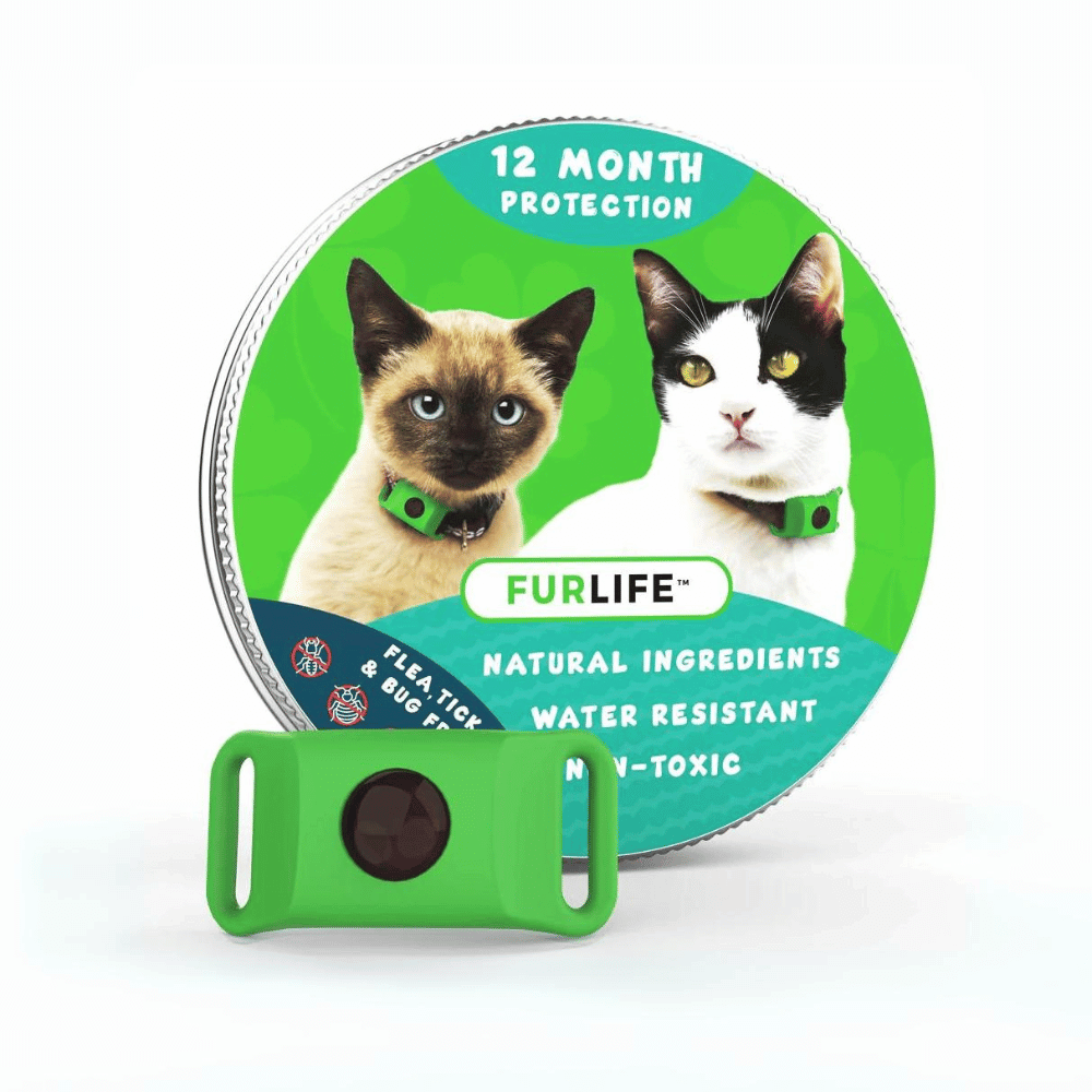 All Natural Flea and Tick Tags for Cats 12 Months Protection