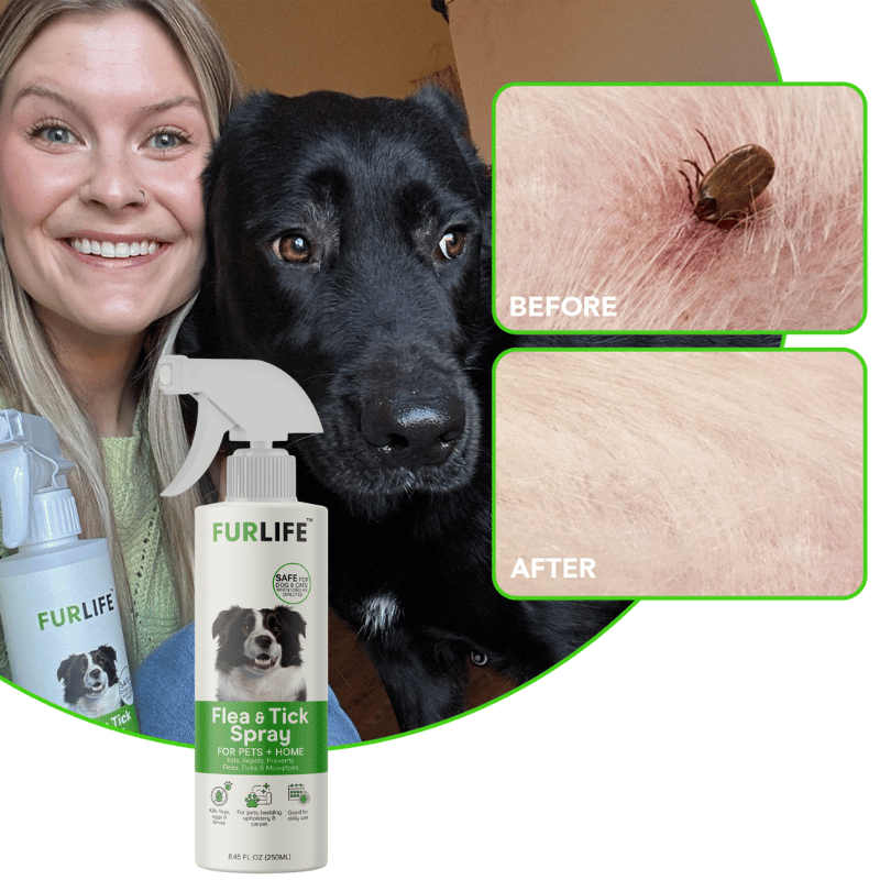 FurLife™ - All Natural Flea & Tick Spray for Dogs and Cats