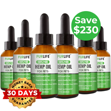 FurLife™ Hemp Oil - 6 Bottles