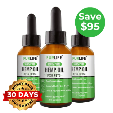FurLife™ Hemp Oil - 3 Bottles