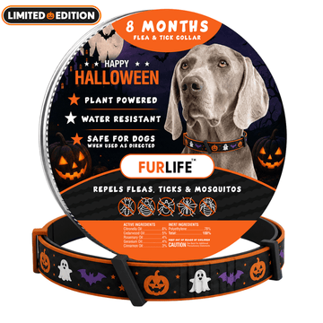 FurLife™ - 8 Months All Natural Flea and Tick Collar for Dogs