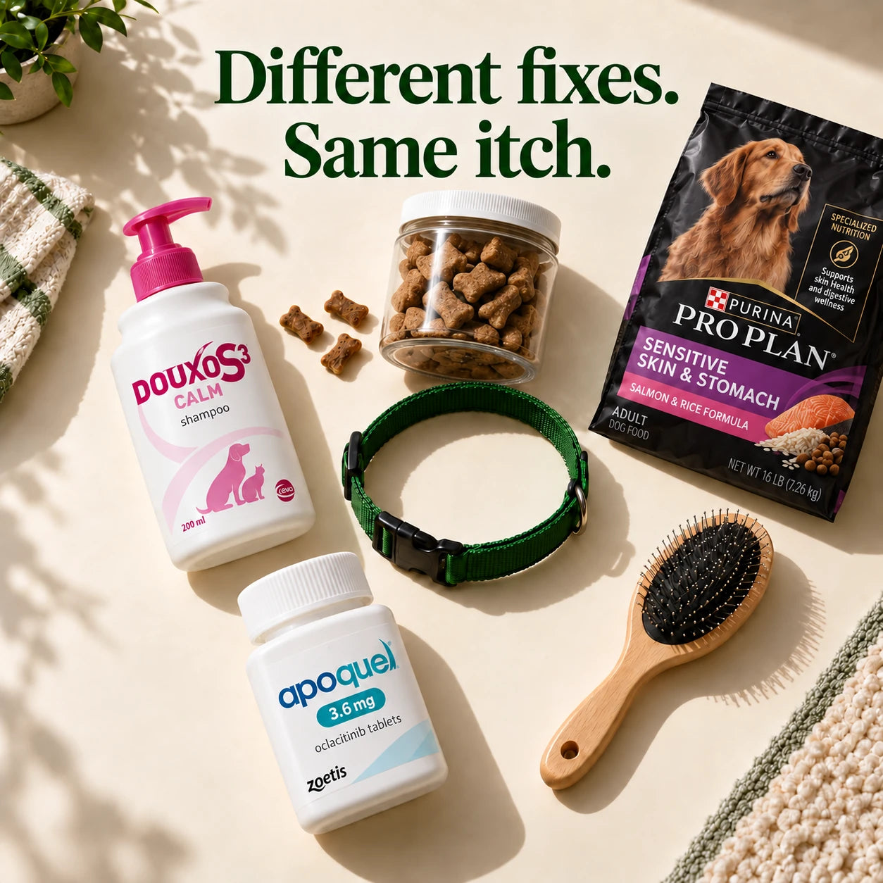 Same itch, different fixes
