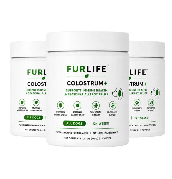 3 FurLife Colostrum+ tubs